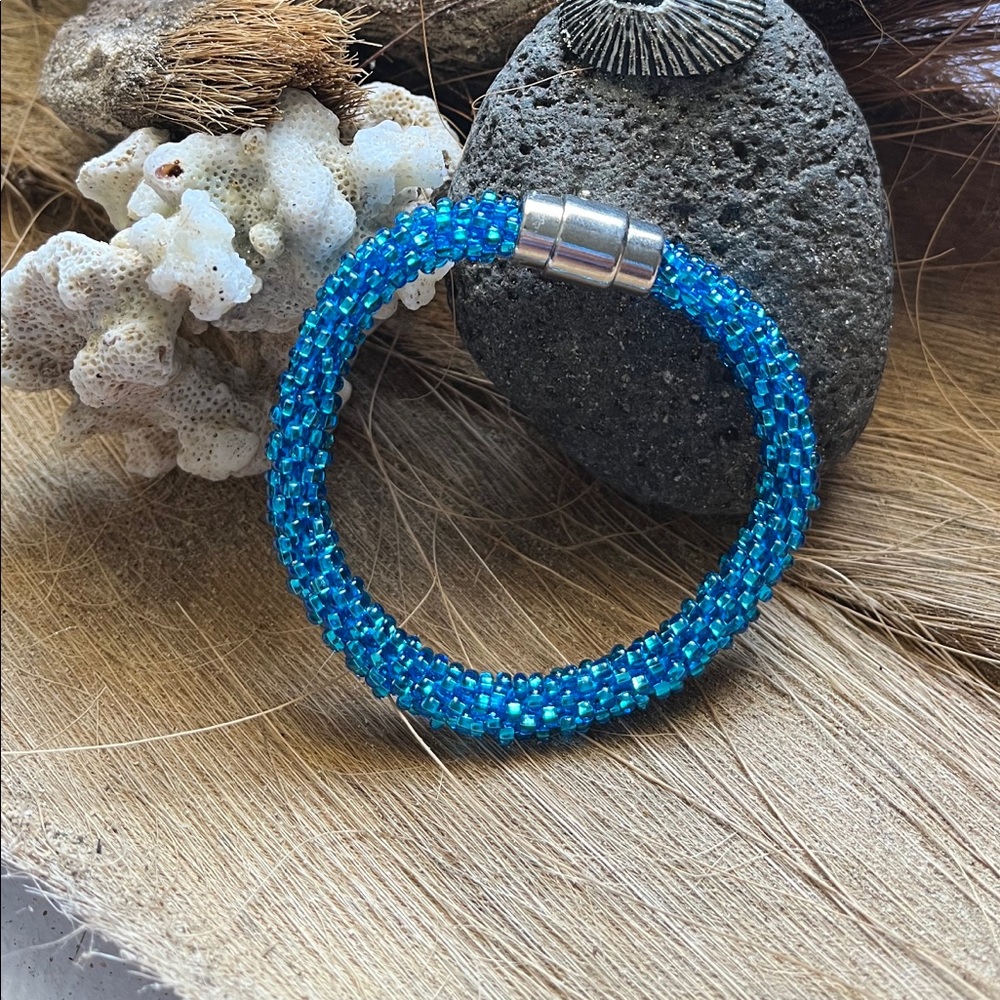 Kumihimo Beaded Bracelet